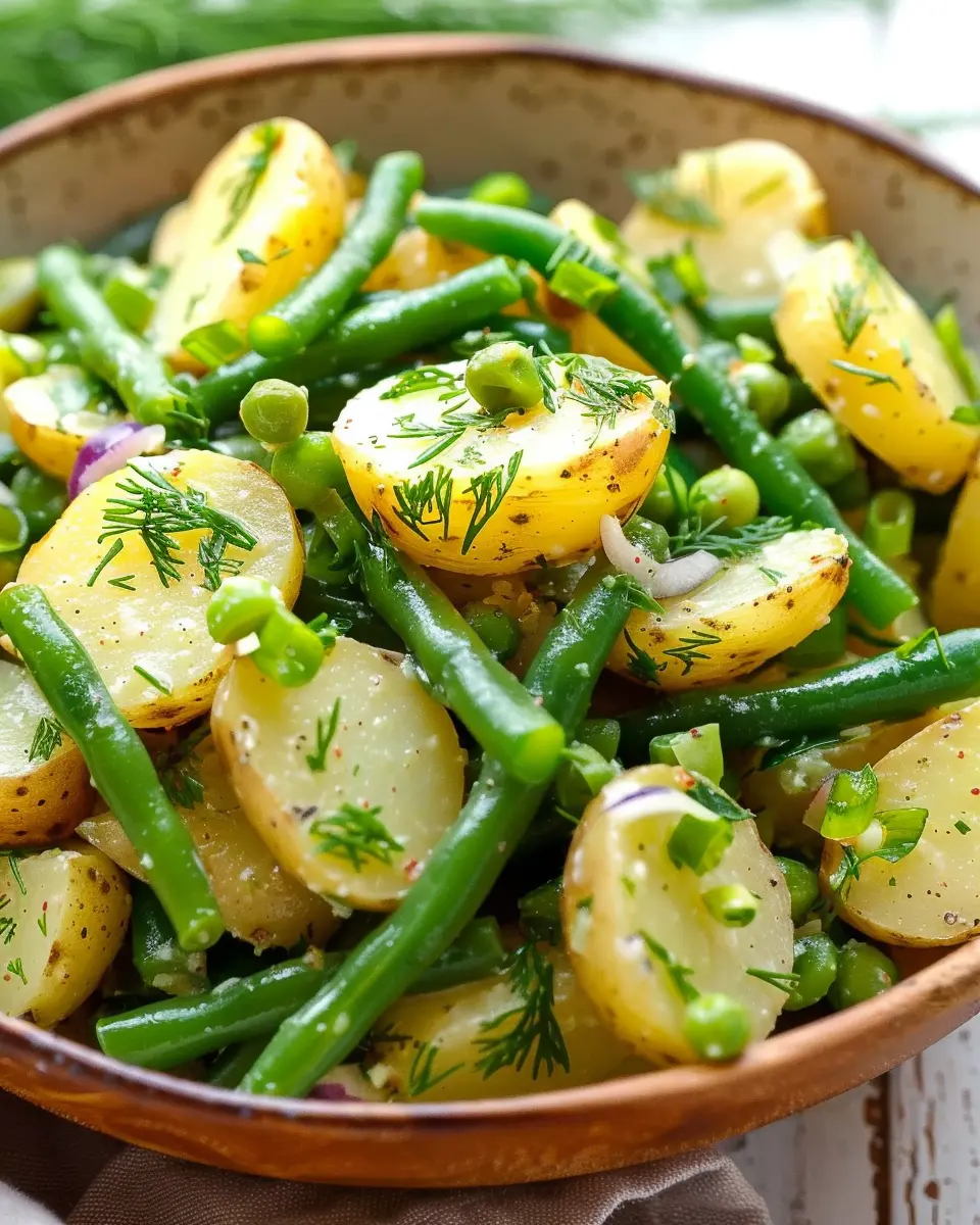 Quick Green Bean Potato Salad: A Healthy Twist with Turkey Bacon