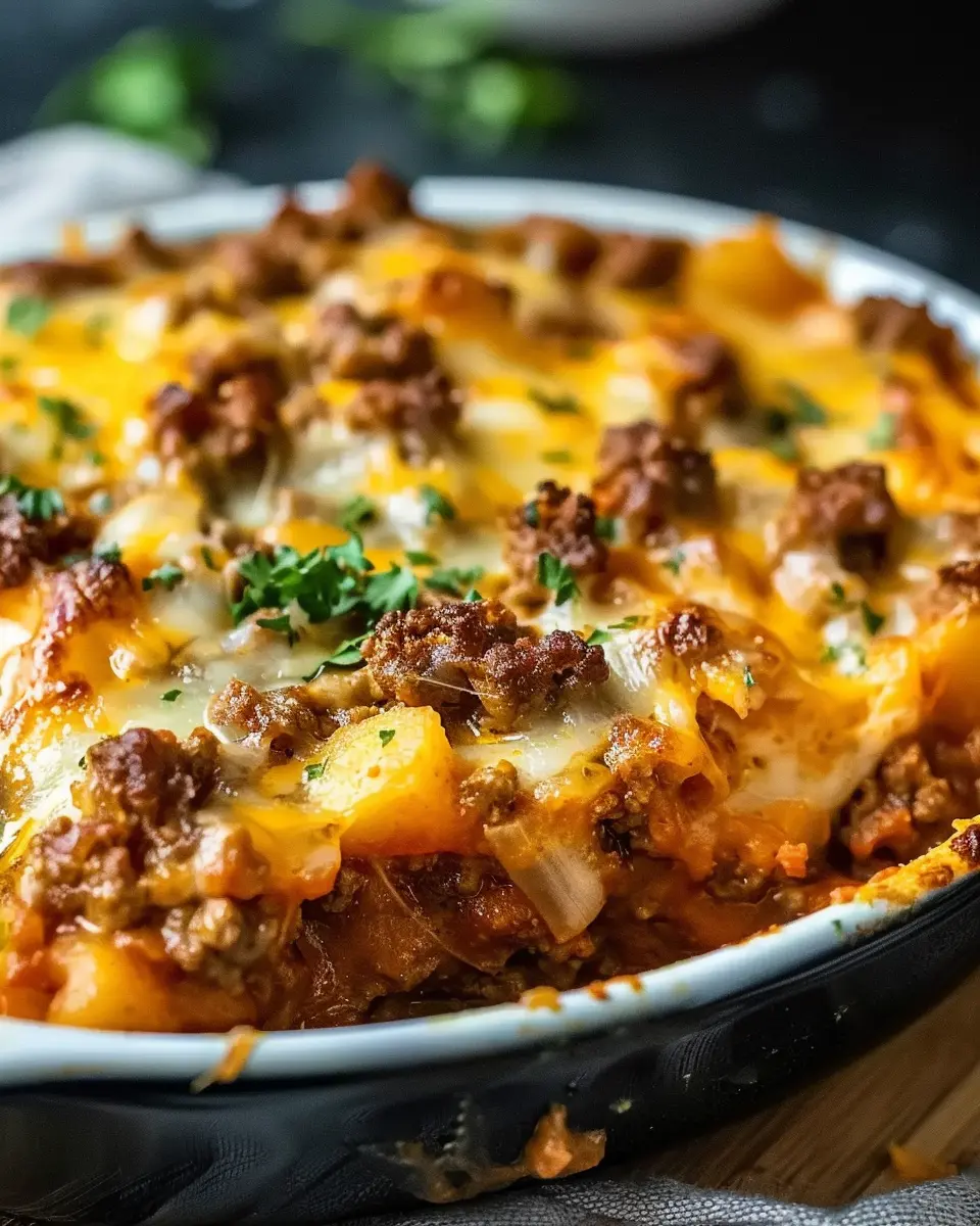 Hobo Casserole: A Delicious Ground Beef Recipe with Turkey Bacon