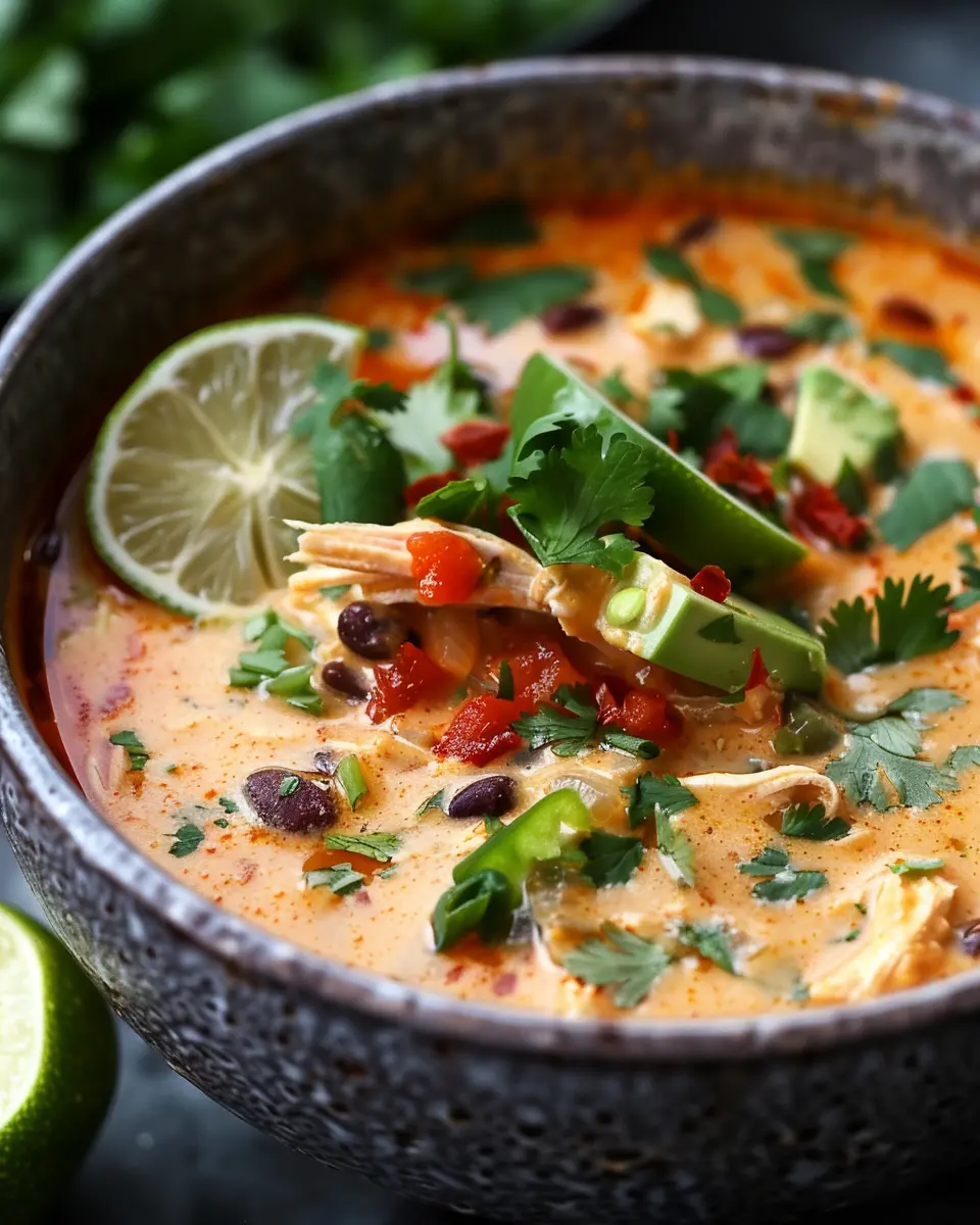 Creamy Chicken Enchilada Soup: A Comforting One-Pot Wonder