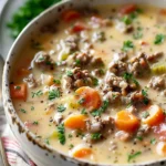 Easy Cheeseburger Soup Recipe