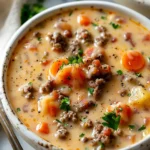 Easy Cheeseburger Soup Recipe