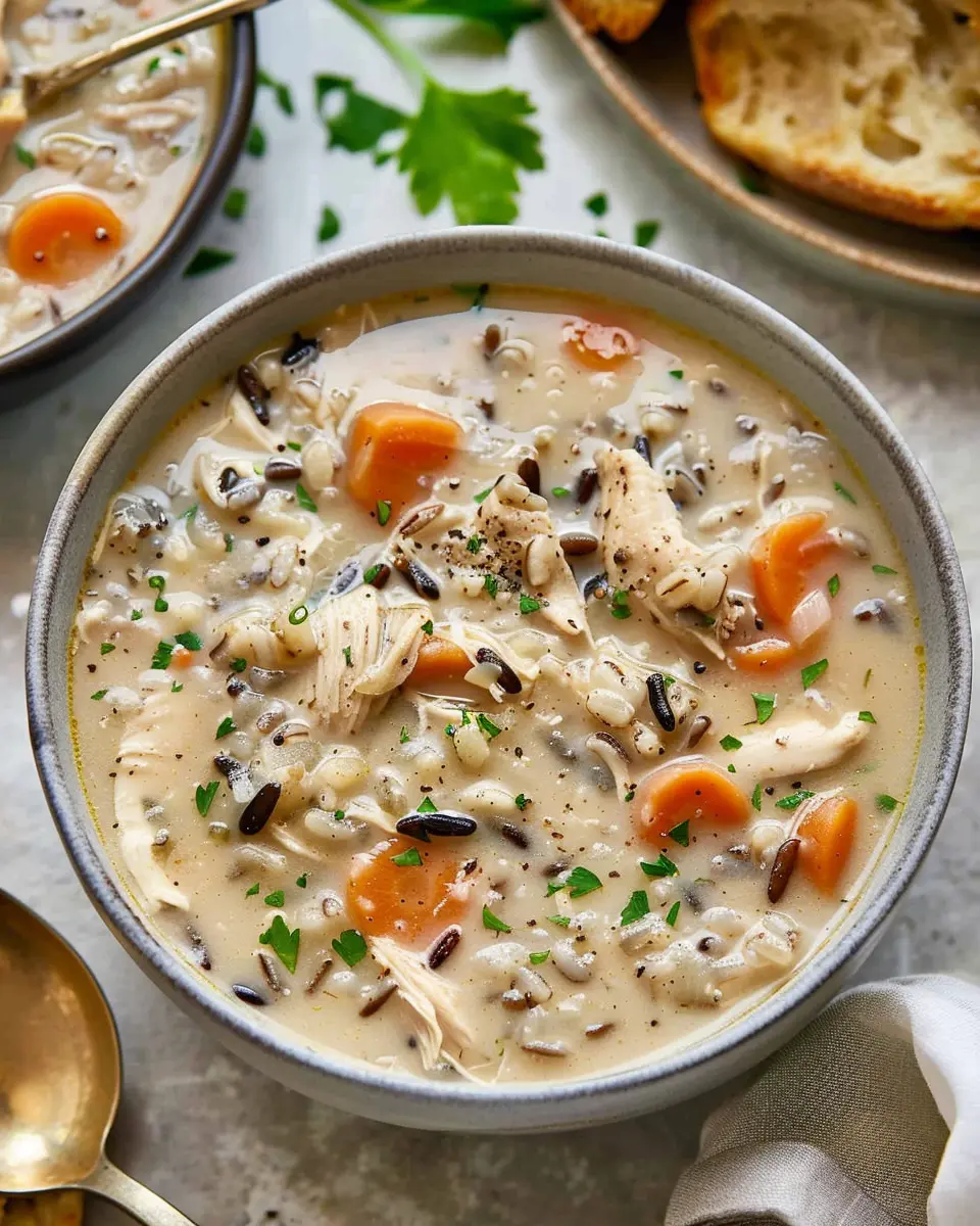 Crockpot Chicken Wild Rice Soup: Comforting and Healthy Delight