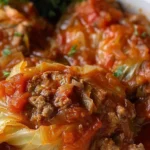 Slow Cooker Unstuffed Cabbage Rolls