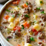 Easy Cheeseburger Soup Recipe