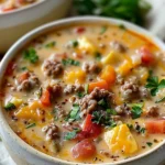 Easy Cheeseburger Soup Recipe