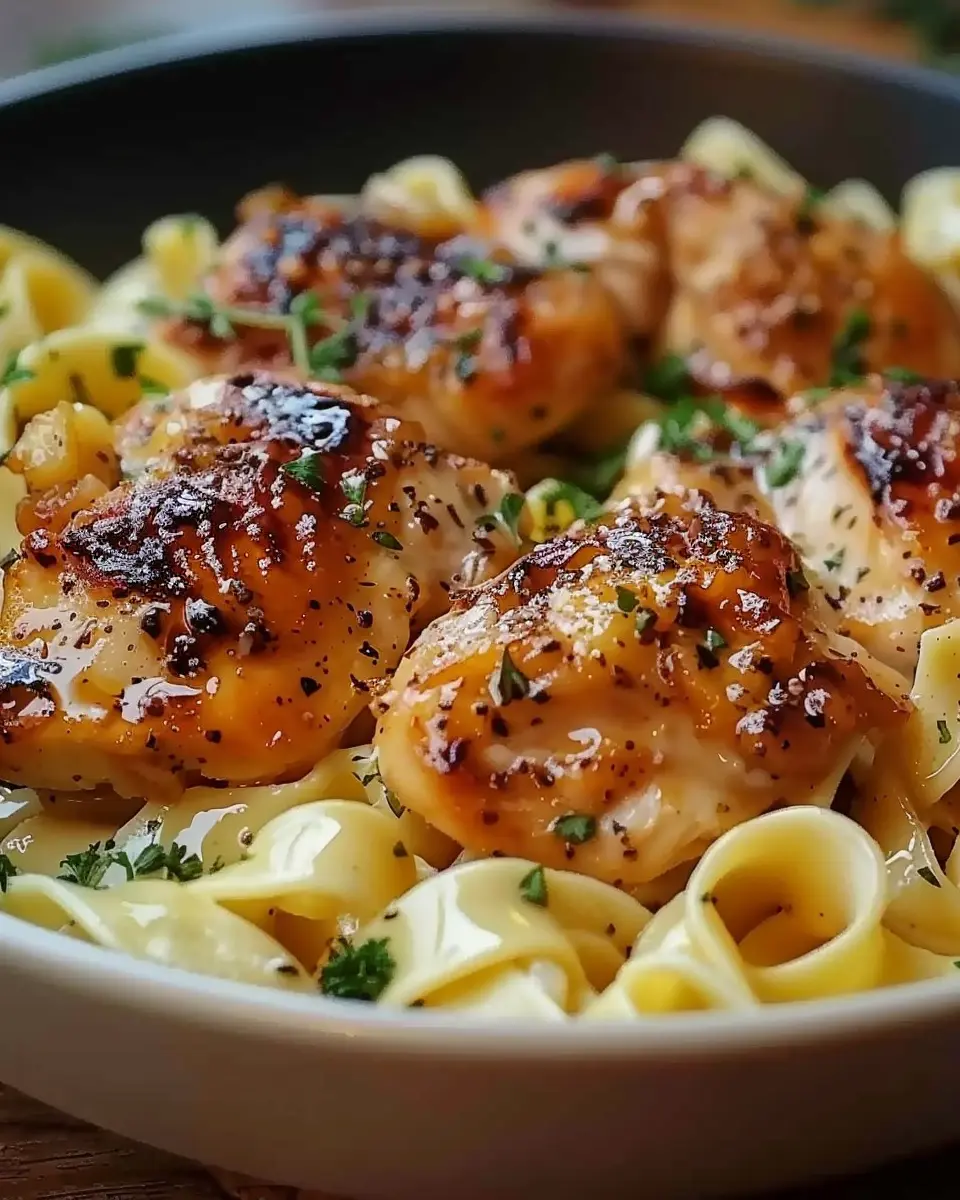 Chicken with Buttered Noodles: A Comforting and Easy Delight