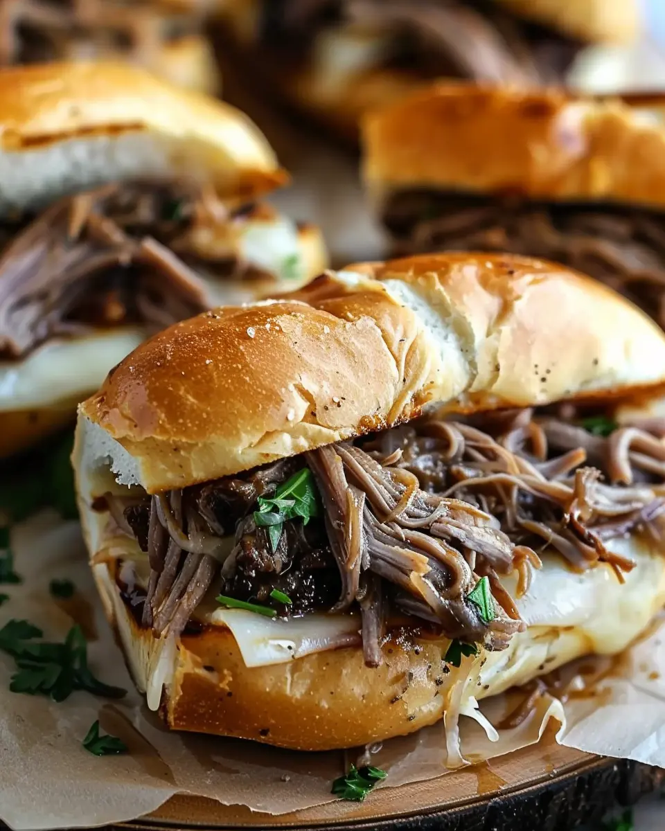 Crockpot French Dip Sandwiches: Easy, Juicy, and Homemade Delight