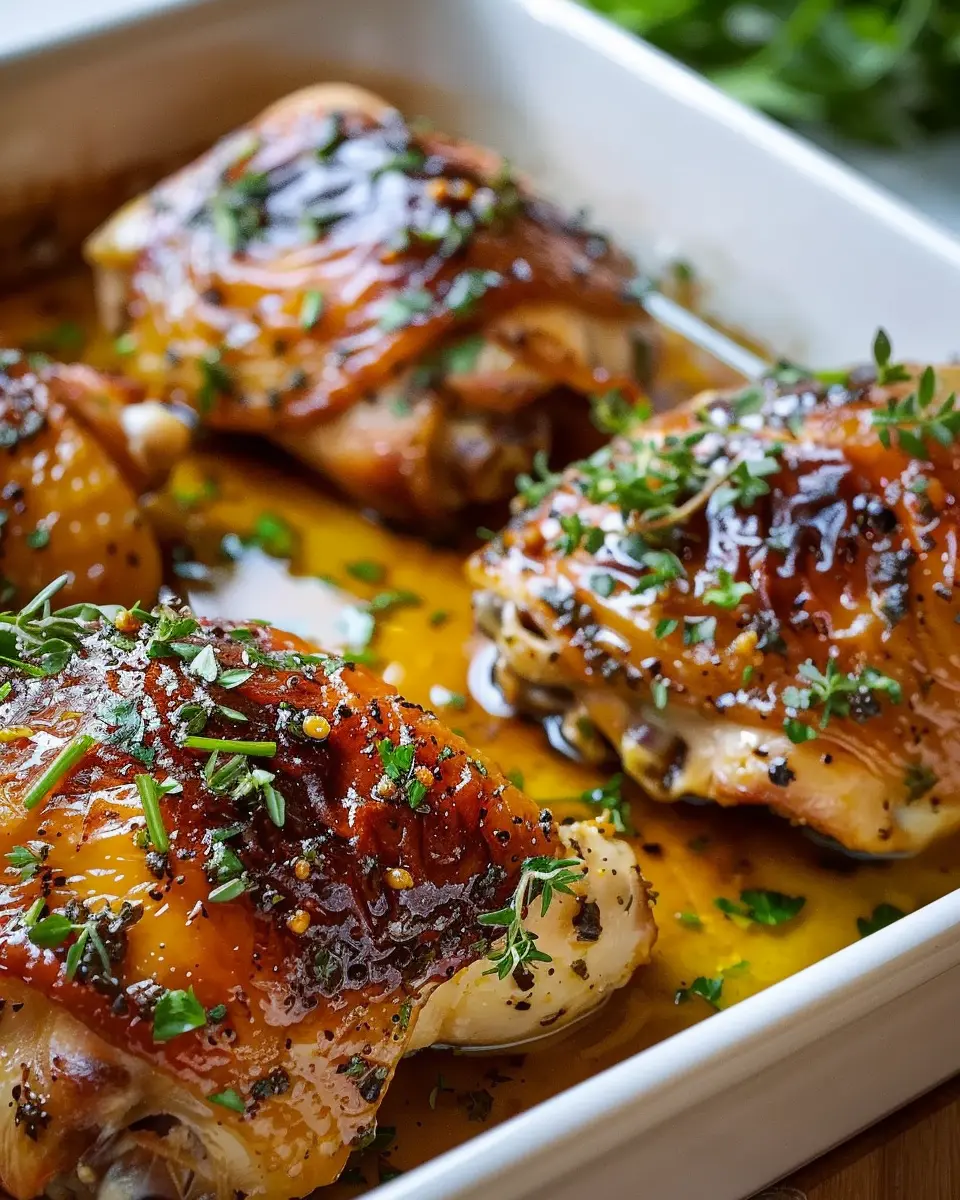Easy Baked Chicken Thighs Recipe