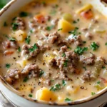 Easy Cheeseburger Soup Recipe