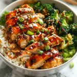 Healthy Sticky Chicken Bowls Recipe!