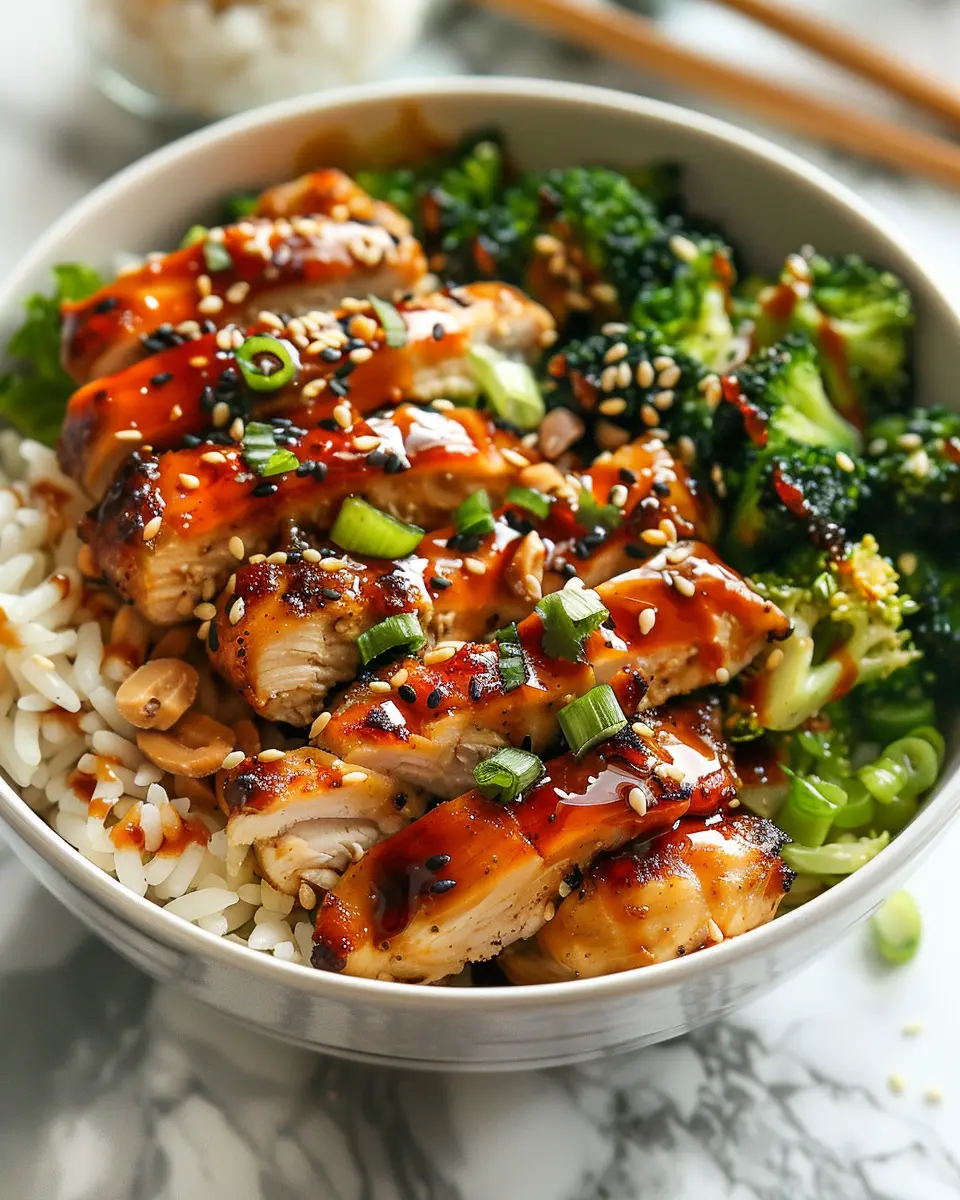 Healthy Sticky Chicken Bowls: A Quick and Flavorful Family Dinner