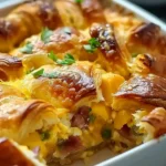Irresistible Overnight Croissant Breakfast Casserole You’ll Crave Again