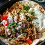 Slow Cooker Chicken Shawarma