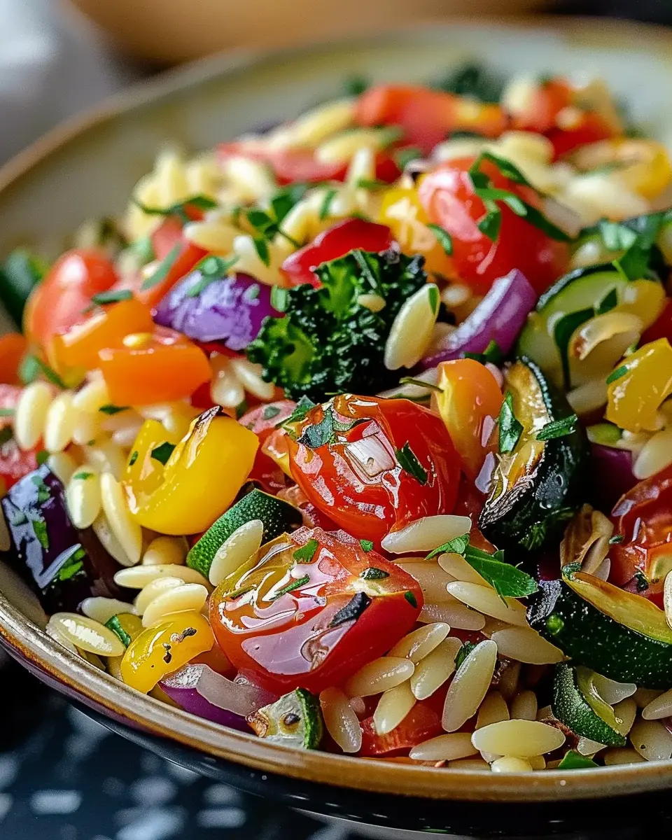 Roasted Vegetable Orzo: A Delicious and Nutritious Recipe for Your Next Meal