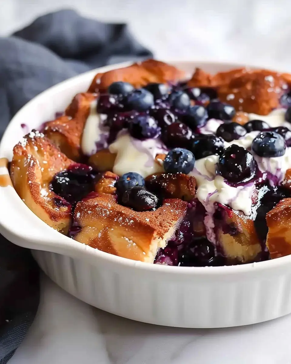 Overnight Blueberry French Toast Casserole: Easy and Indulgent Delight