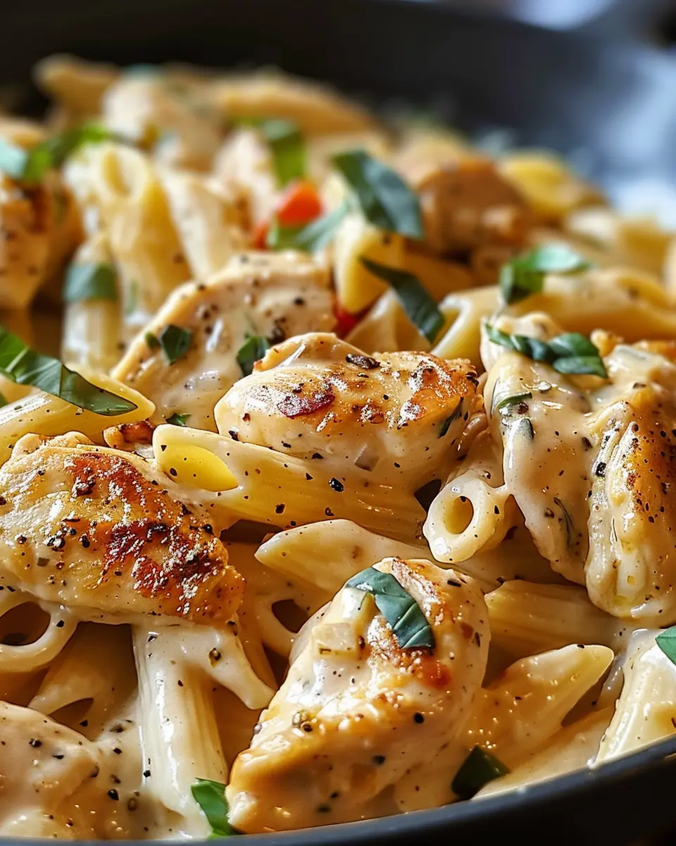 Creamy Cajun Chicken Pasta: Indulgent Flavor with Turkey Bacon