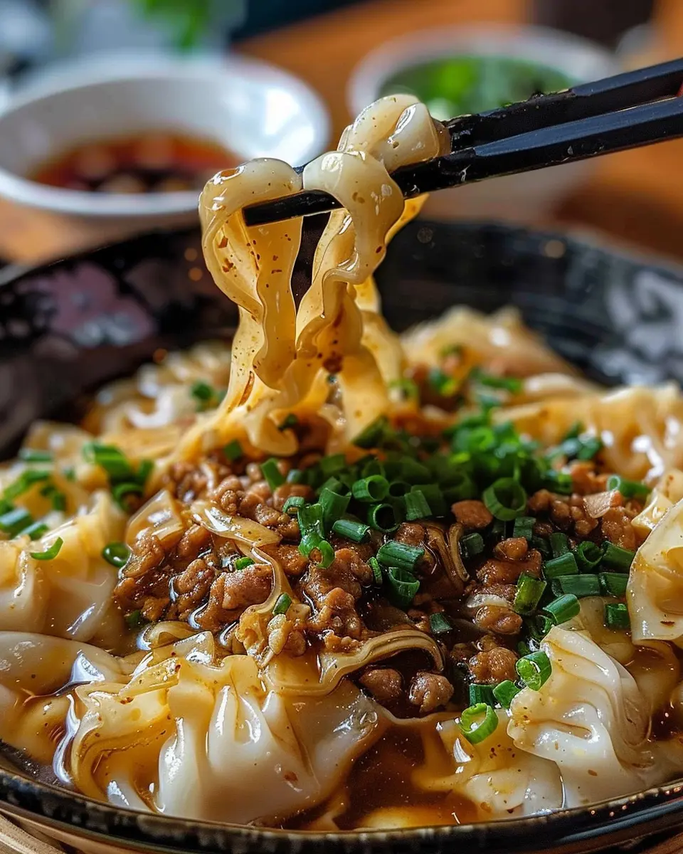 Potsticker Noodle Bowl: Easy Comfort Food with Turkey Bacon