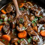 Slow Cooker Beef Bourguignon