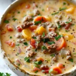 Easy Cheeseburger Soup Recipe
