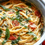 Slow Cooker Creamy Tuscan Pasta