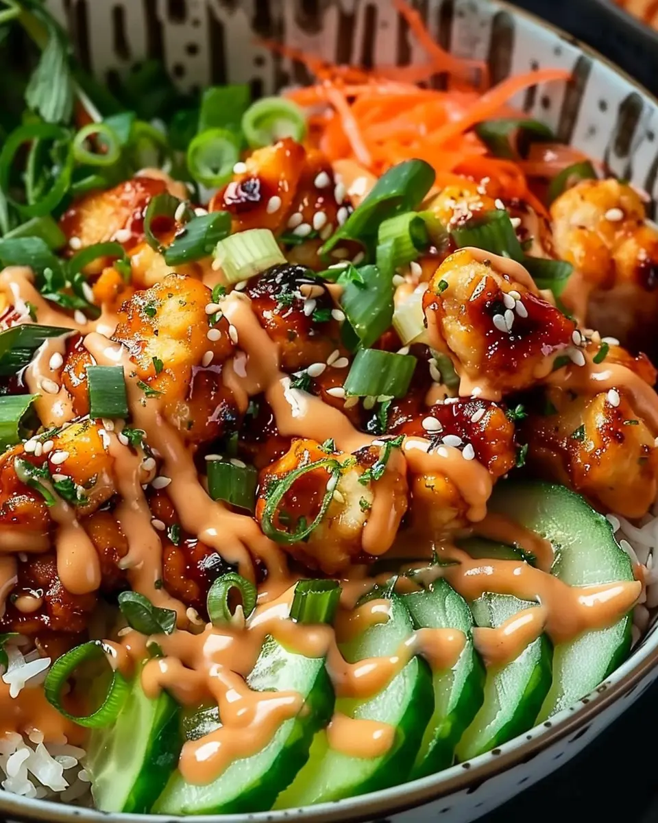 Bang Bang Chicken Bowl: Easy Recipe with Turkey Bacon Twist