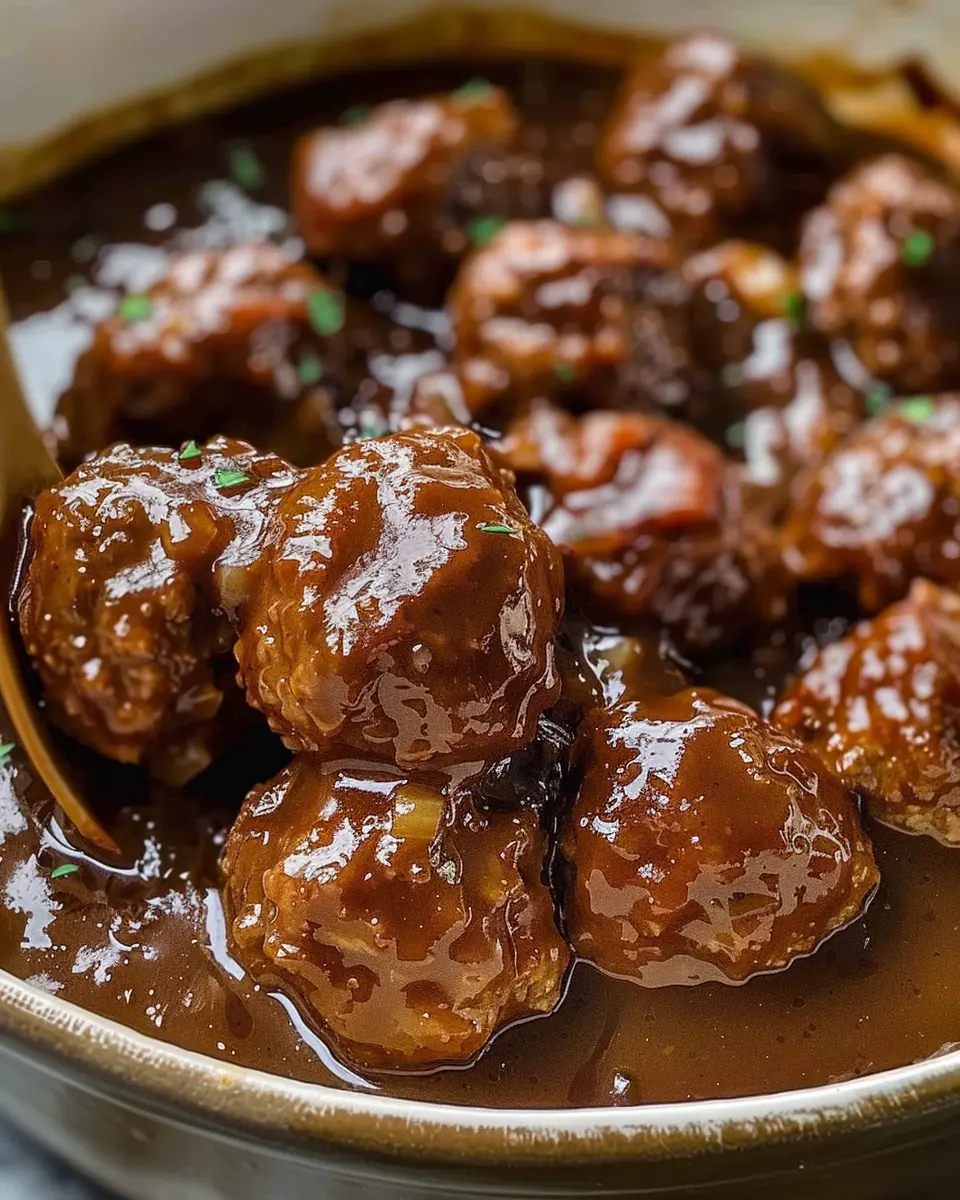 Slow Cooker Salisbury Steak Meatballs: Easy Family Comfort Food