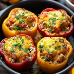 Slow Cooker Stuffed Bell Peppers