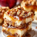 Caramel Apple Cheesecake Bars