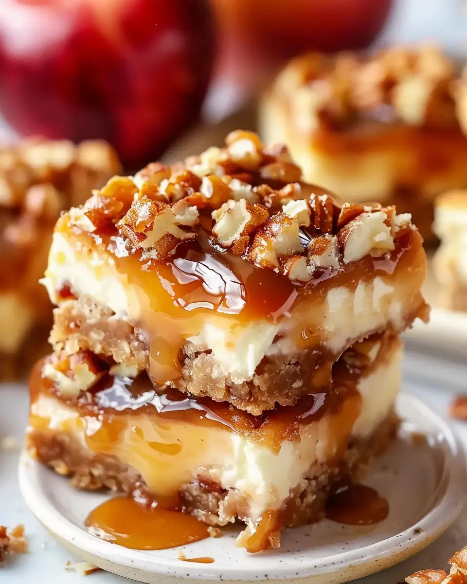 Caramel Apple Cheesecake Bars: The Best Easy Dessert Recipe