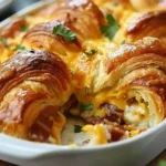 Irresistible Overnight Croissant Breakfast Casserole You’ll Crave Again