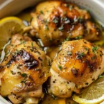 Slow Cooker Lemon Garlic Chicken