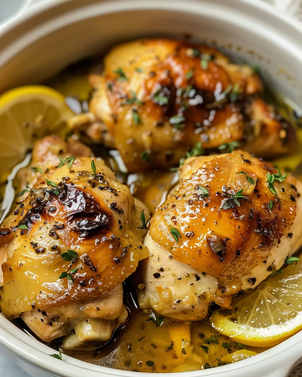 Slow Cooker Lemon Garlic Chicken: Easy, Juicy &amp; Irresistible Recipe
