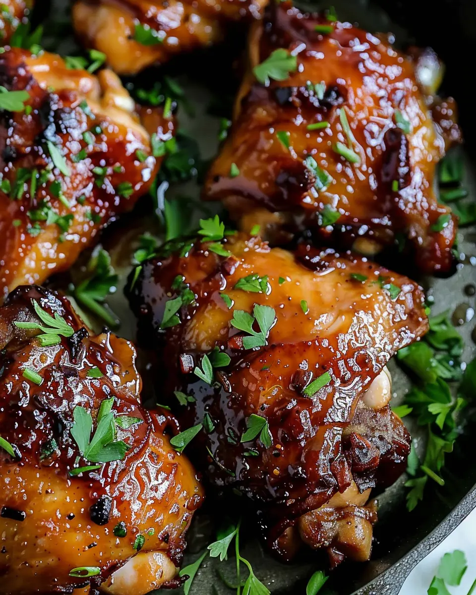 Glazed Soy Sauce Brown Sugar Chicken Thighs for Easy Weeknight Dinners