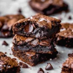 The BEST Fudgy Chewy Brookies