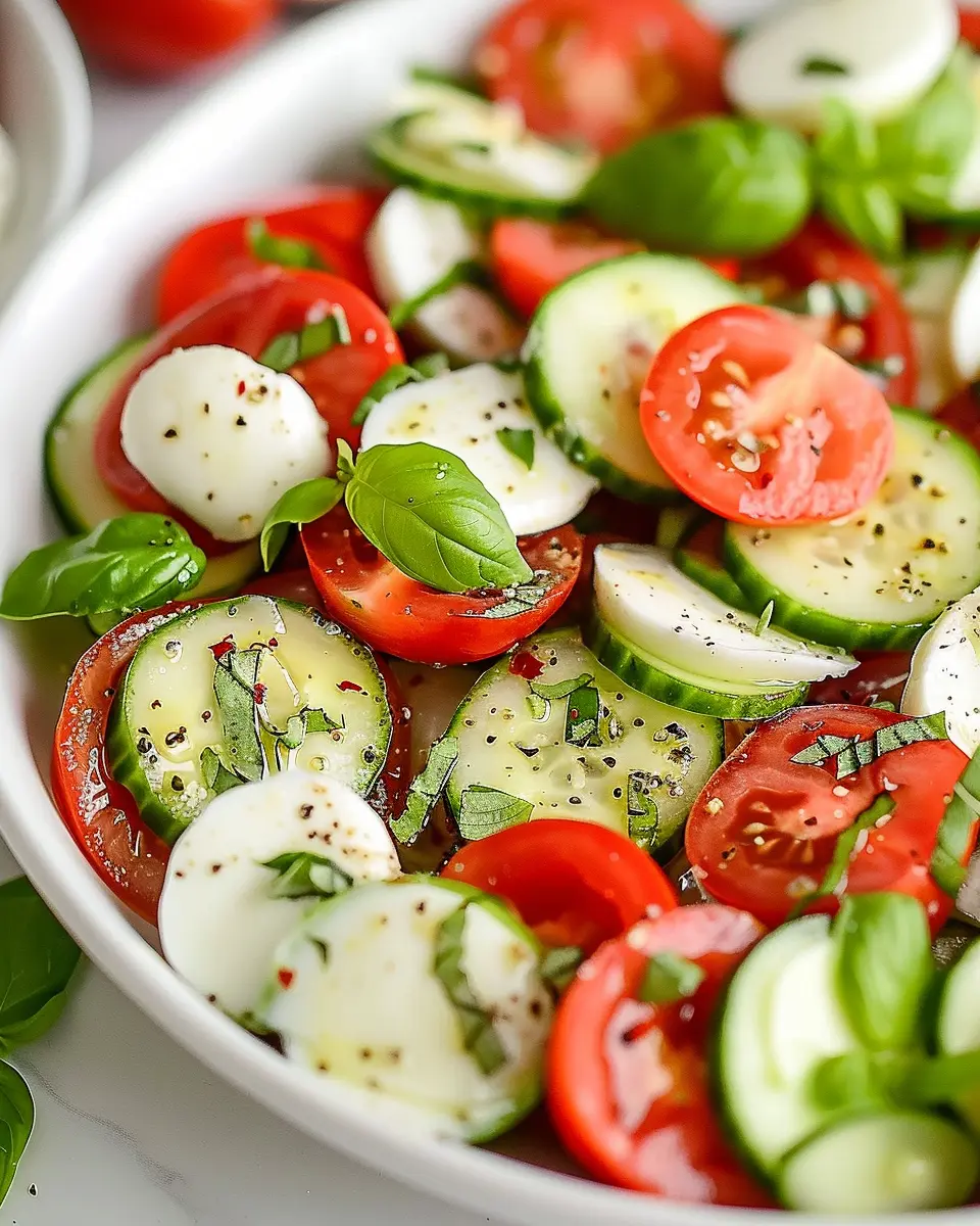Fresh Cucumber Caprese Salad: A Refreshing Twist on Tradition