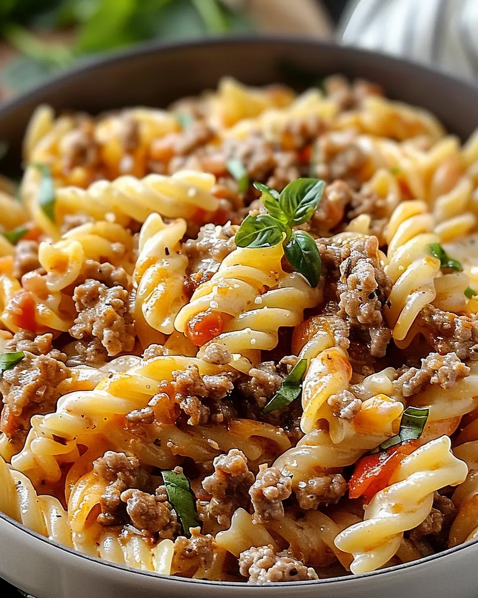 Creamy Rotel Pasta with Ground Beef: An Easy Must-Try Delight