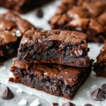 The BEST Fudgy Chewy Brookies