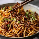 Easy Mongolian Ground Beef Noodles Recipe for a Quick Meal