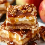 Caramel Apple Cheesecake Bars