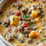 Easy Cheeseburger Soup Recipe