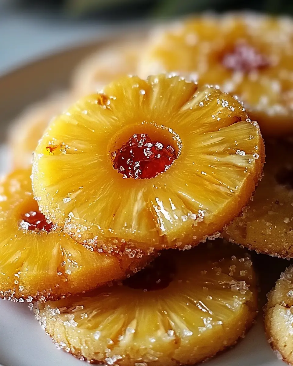 Pineapple Upside Down Sugar Cookies That Delight Every Bite
