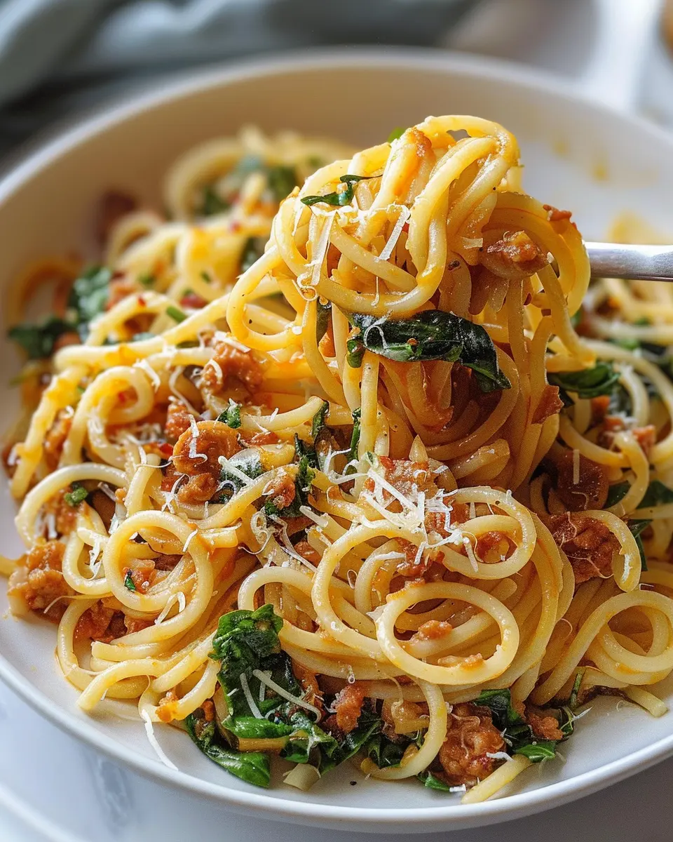 Monterey Spaghetti: Easy Recipe with Turkey Bacon and Chicken Ham